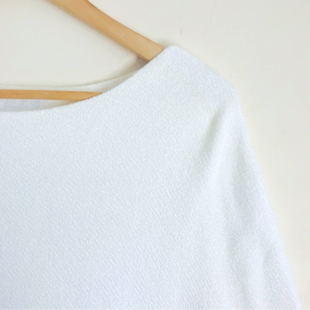 Barefoot Dreams CozyChic Ultra Lite Ocean Breeze Poncho White Pink Ombre O/S - Picture 4 of 12